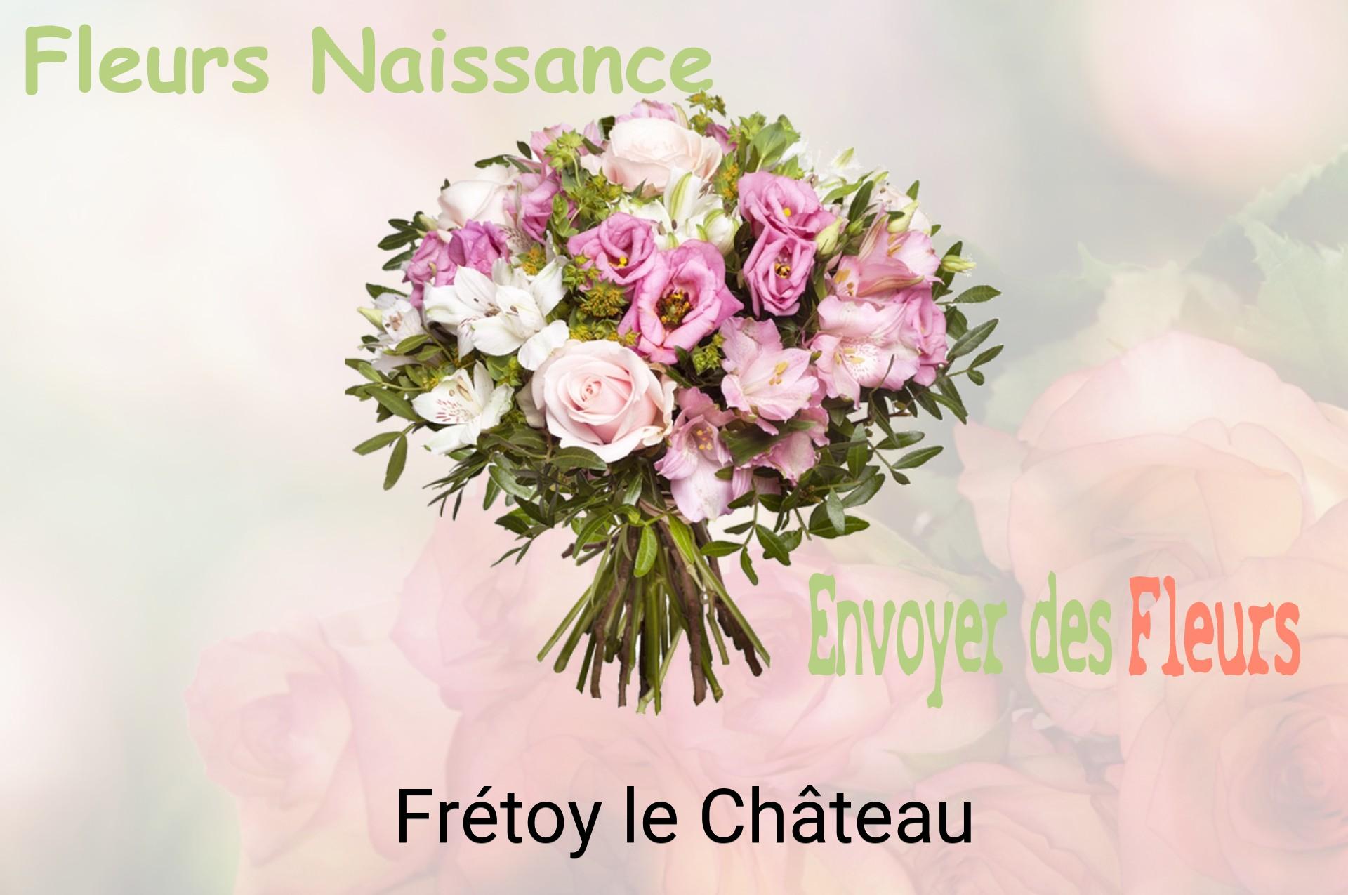 Bouquet de fleurs de naissance livré à Frétoy-le-Château